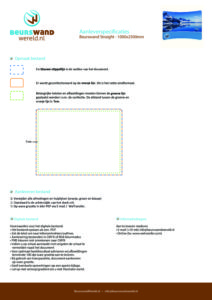 beurswand straight aanleverspecificaties 1000x2500mm pdf