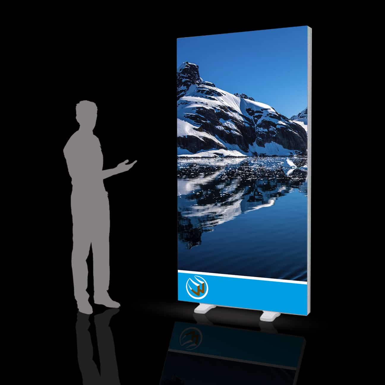 Dubbelzijdige Beurswand Led Kunststof