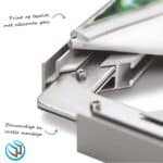 peesdoek textielframe